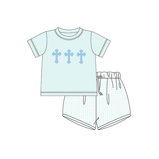 pre order easter baby boy shorts set