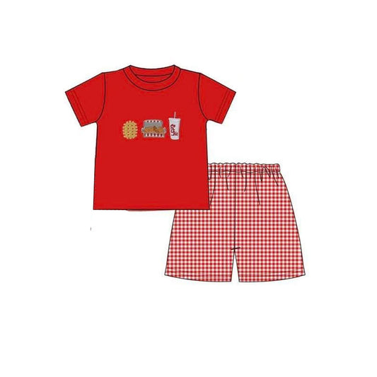 pre order snacks shorts set boy