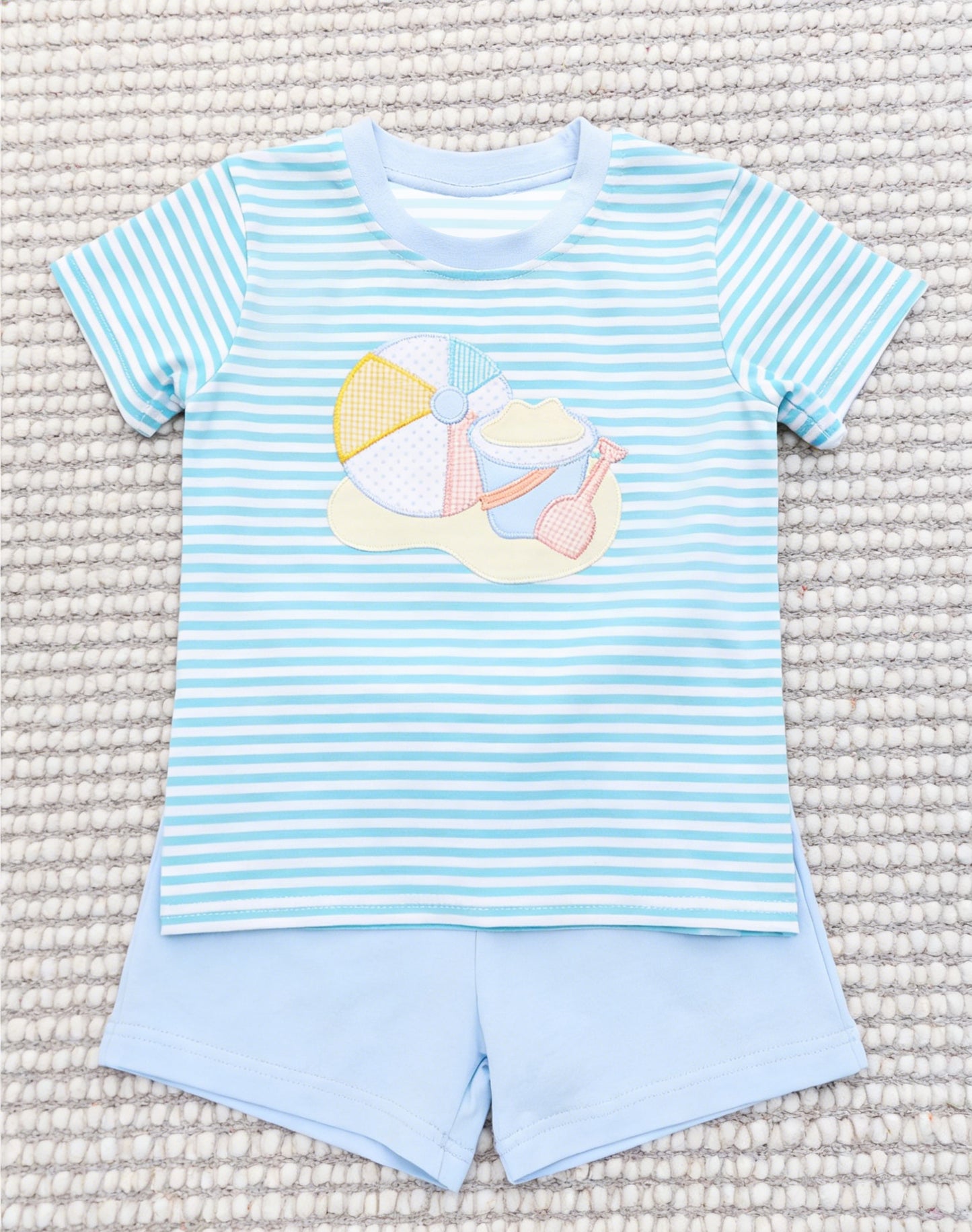 pre order beach ball shorts set summer boy clothes