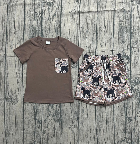 pre order hunting shorts set baby boy clothes