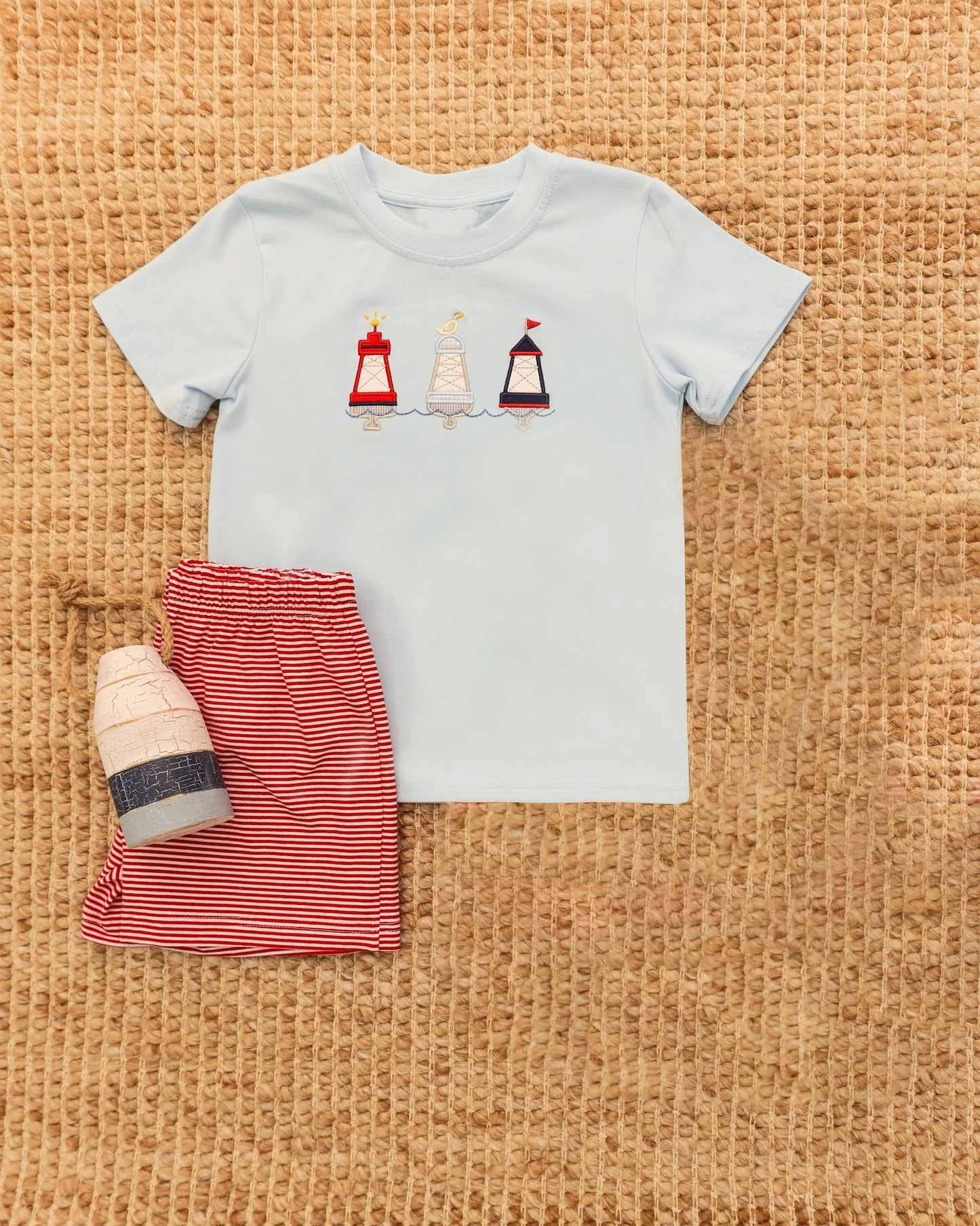 pre order lighthouse shorts set baby boy clothes