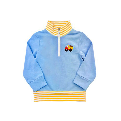 pre order boys zip up pullover truck kids clothing