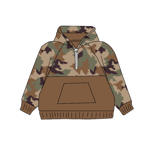 pre order kids camo hoodie