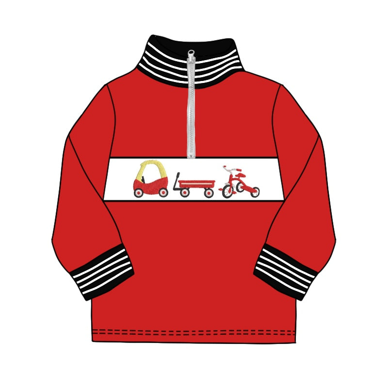 pre order target pullover red