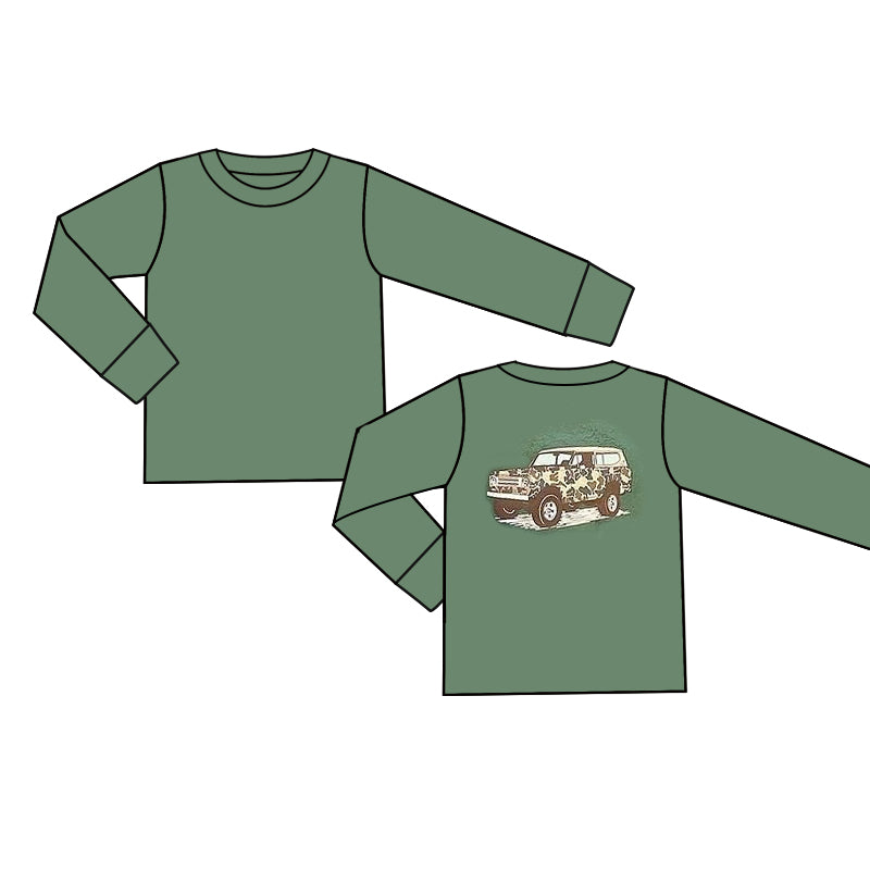 pre order  boy long sleeve pullover shirt