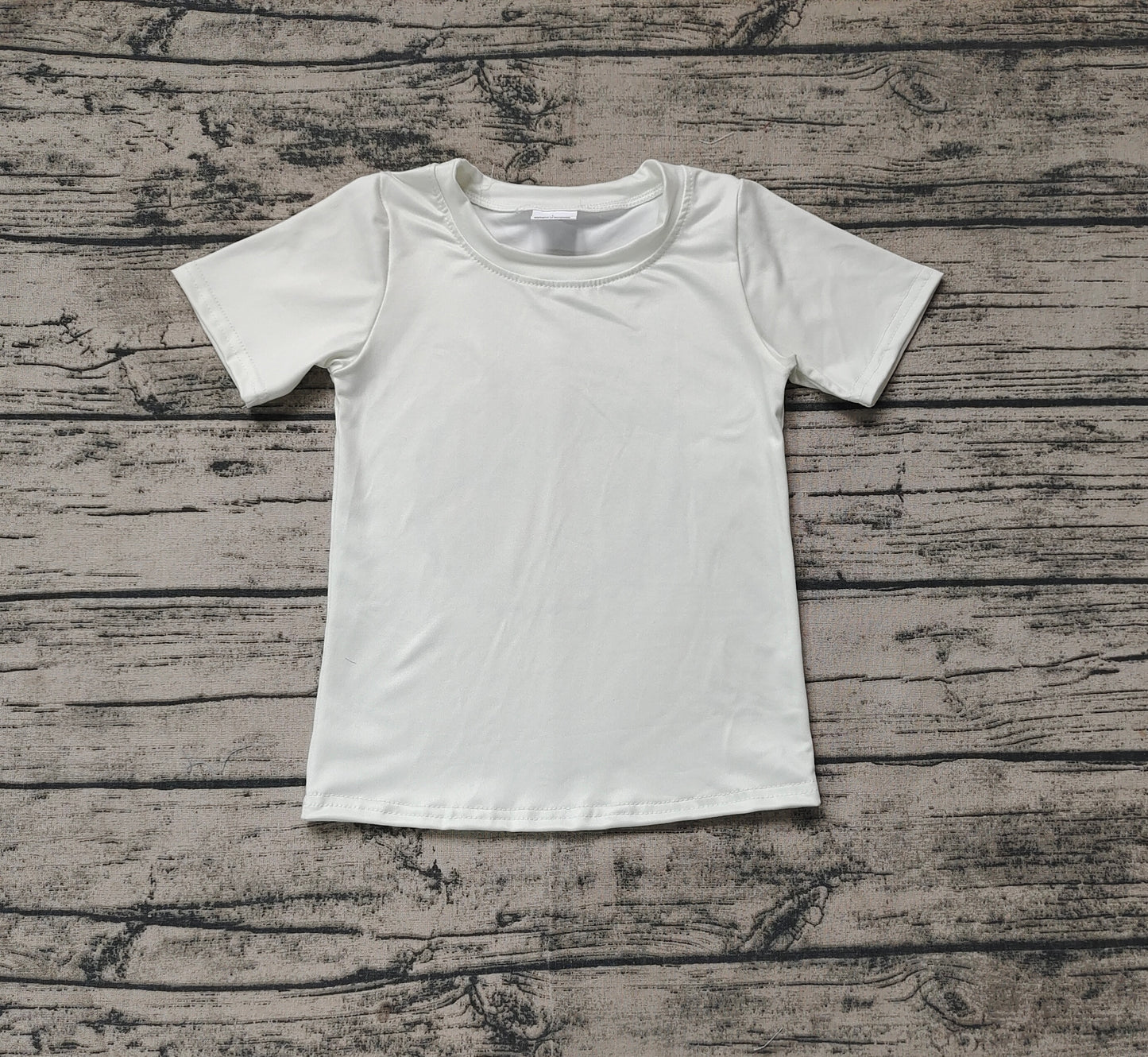 pre order boy white tee with duck print