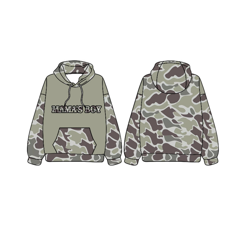 pre order kids clothes mama's boy camo hoodies