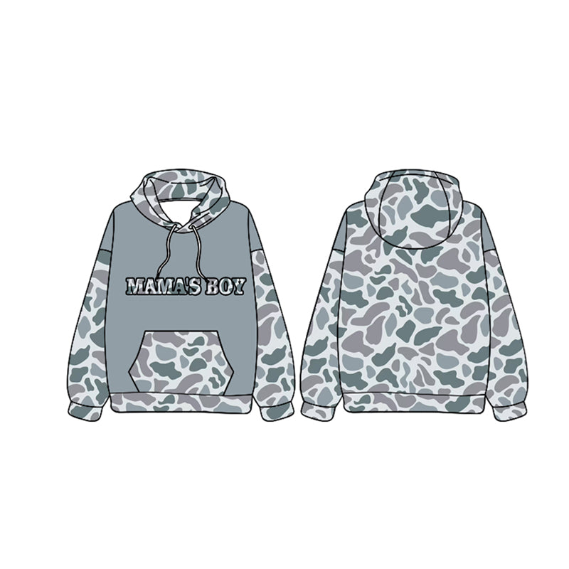 pre order kids clothes mama's boy camo hoodies