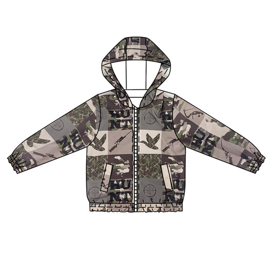 pre order toddler boy hunter zip jacket