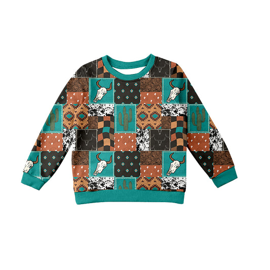 pre order baby boy pullover sweatershirt-west