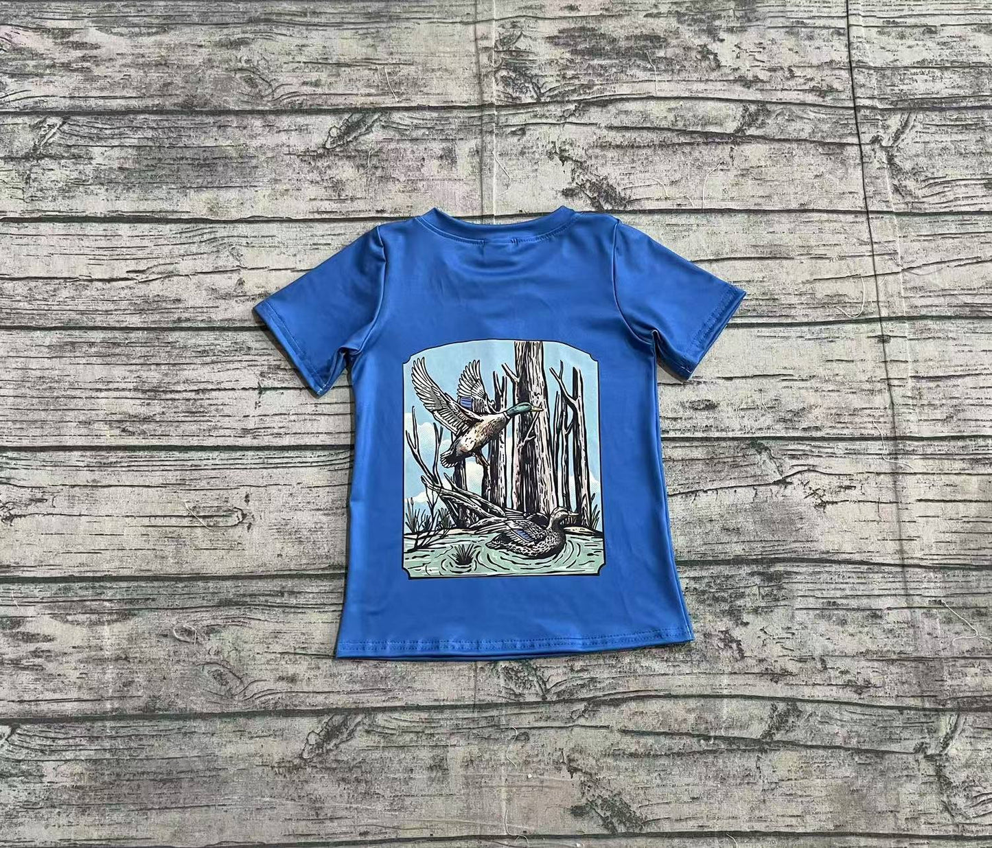 pre order blue hunter t-shirt boys tee