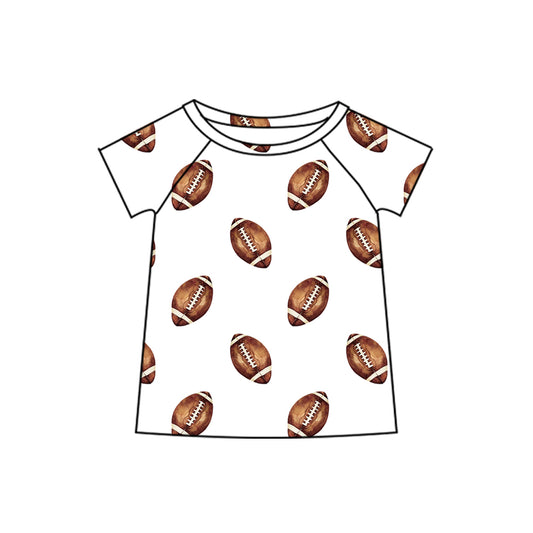 pre order girl football print tee