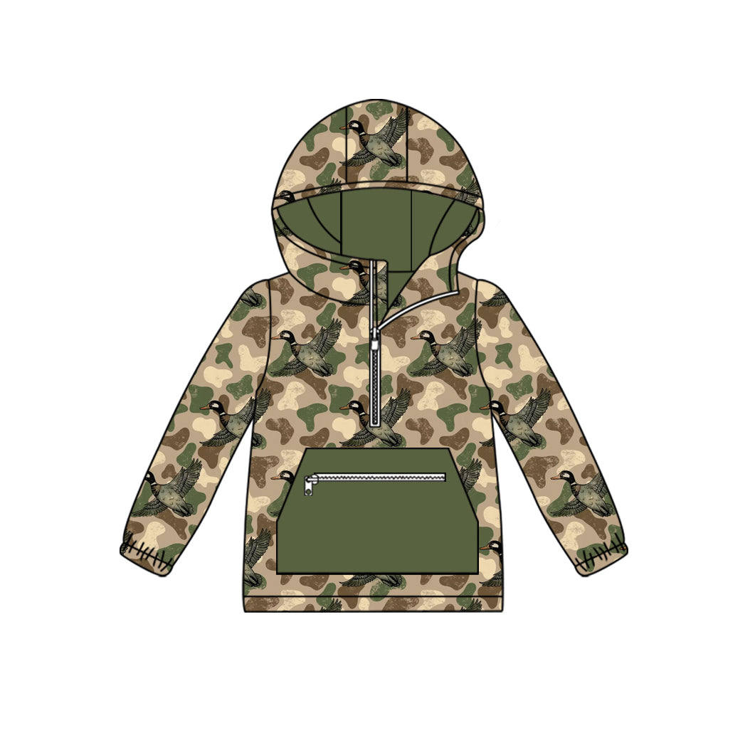 Pre order kids camo hoodie