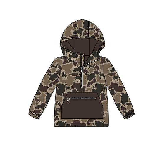 Pre order kids camo hoodie
