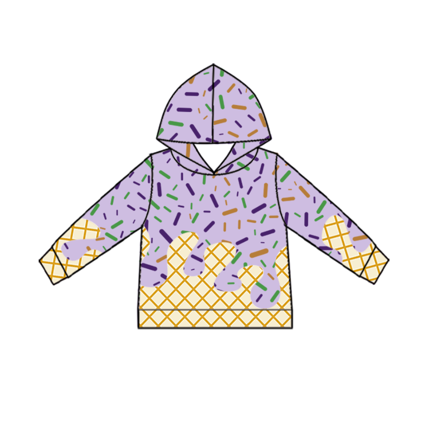 Pre order lavender ice cream hoodie