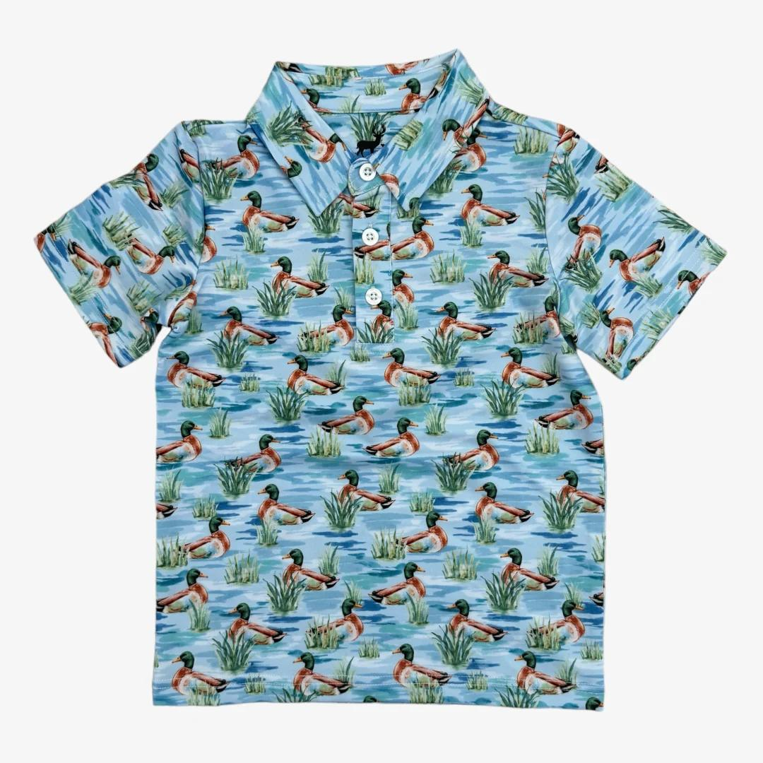 pre order duck polo t-shirt boys clothes