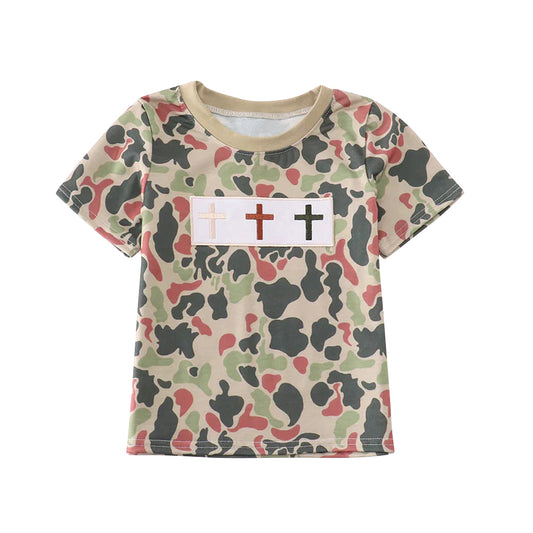 pre order easter cross camo tee boys clothes