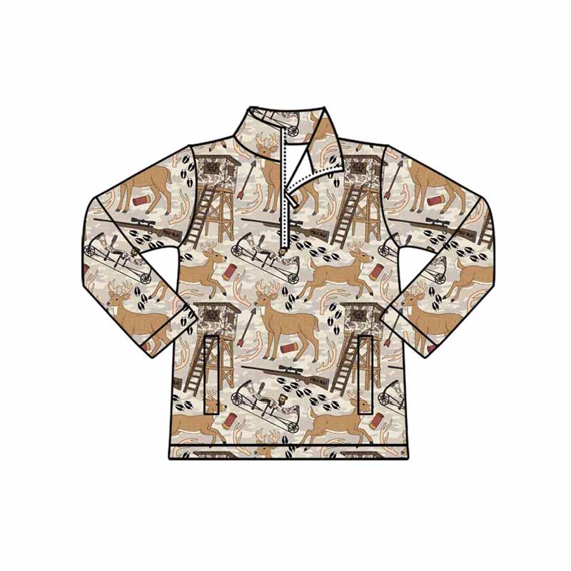 pre order hunting zip pullover boys top