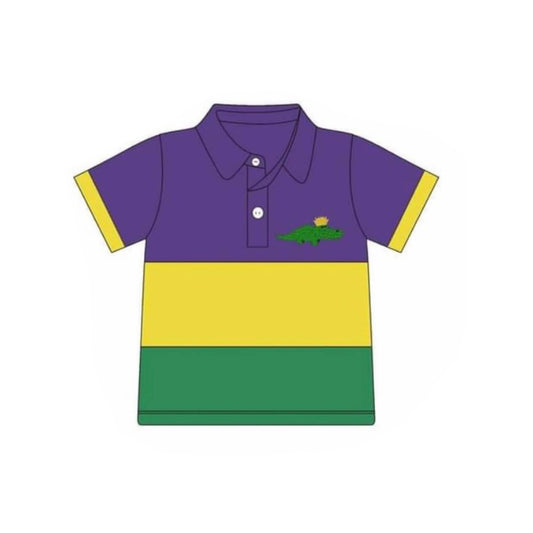 pre order mardi gras polo tee