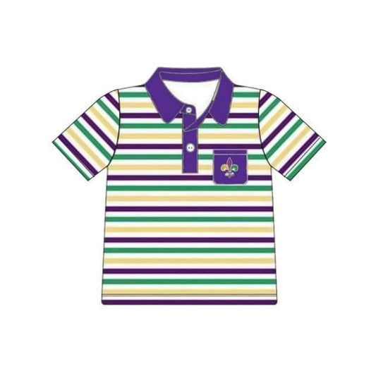 pre order mardi gras polo tee