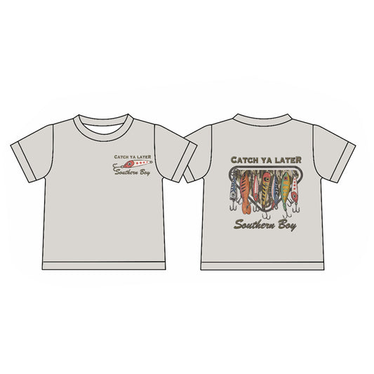 pre order gone fishing tee