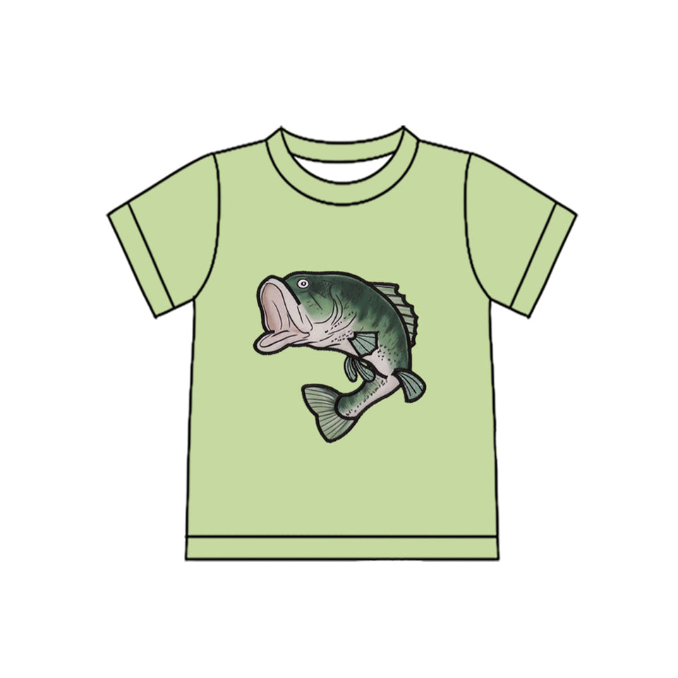 pre order fish pattern boy t-shirt