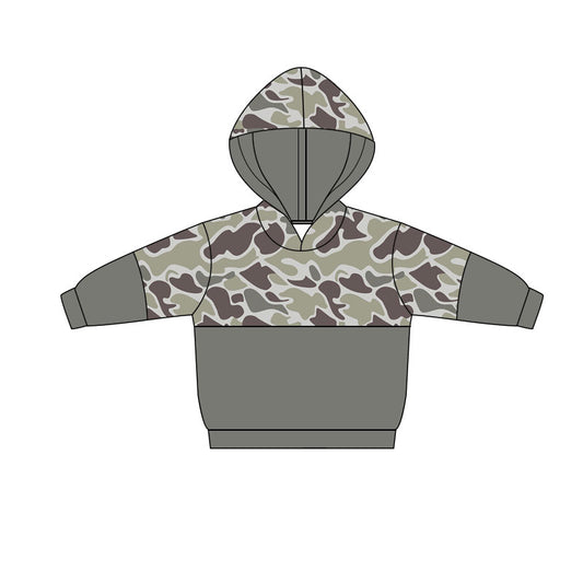 Pre order long sleeve camo hoodie