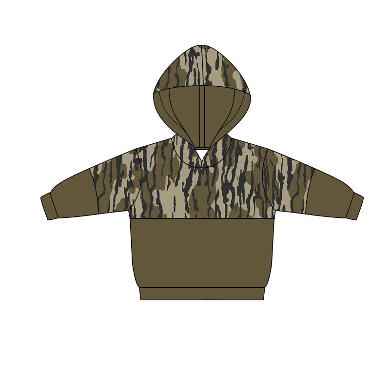 Pre order long sleeve camo hoodie