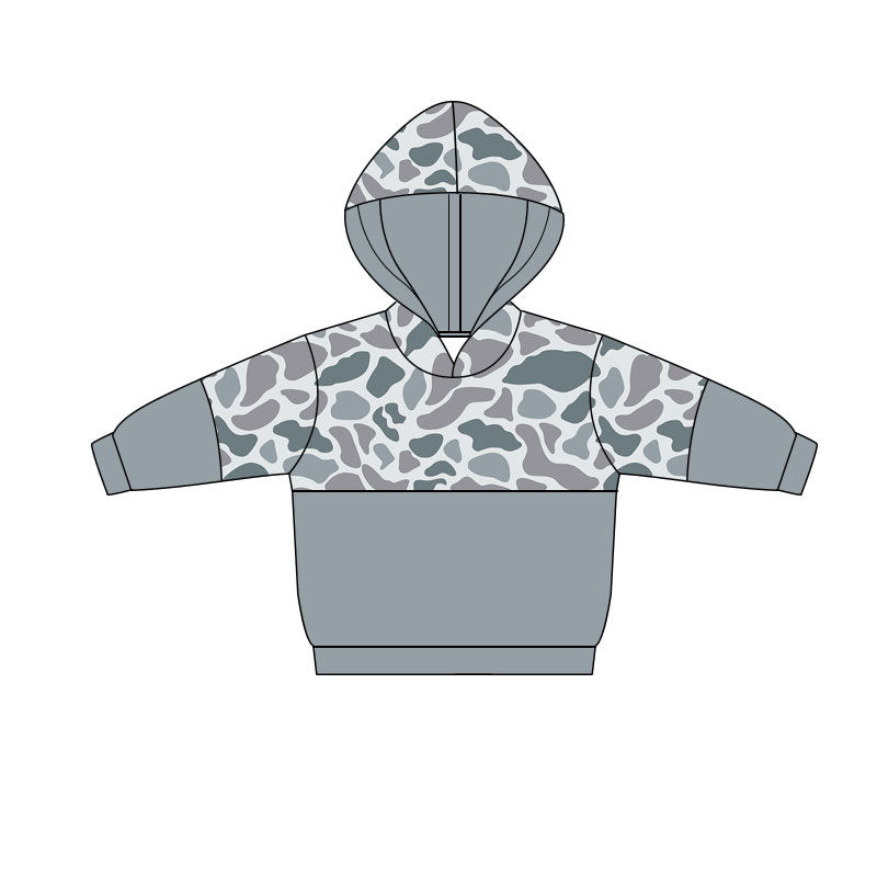 Pre order long sleeve camo hoodie