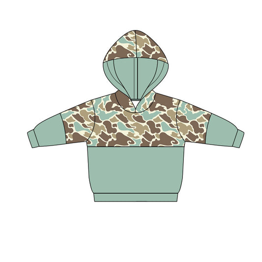 Pre order long sleeve camo hoodie