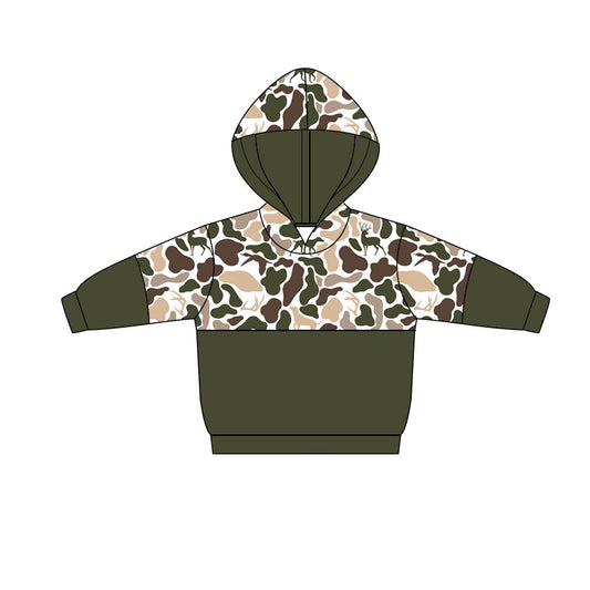 Pre order long sleeve camo hoodie