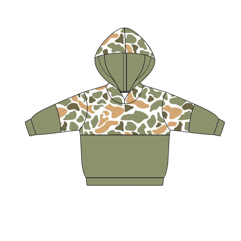 Pre order long sleeve camo hoodie