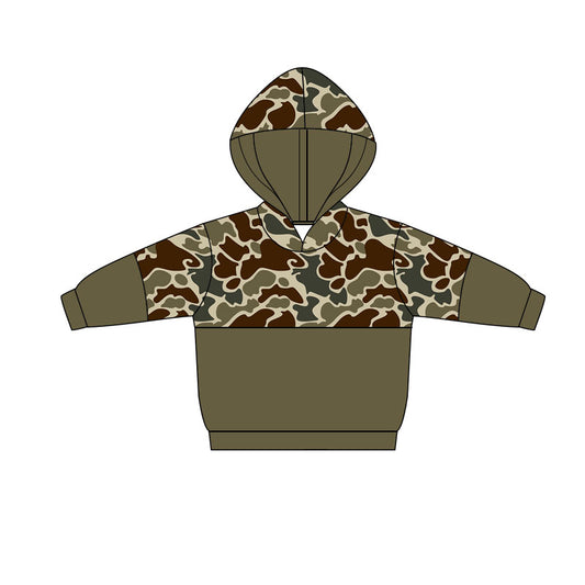Pre order long sleeve camo hoodie