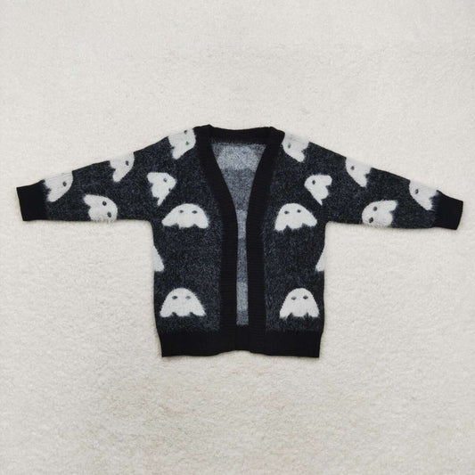 Fuzzy ghost knitted cardigan (sold out won't do restock)