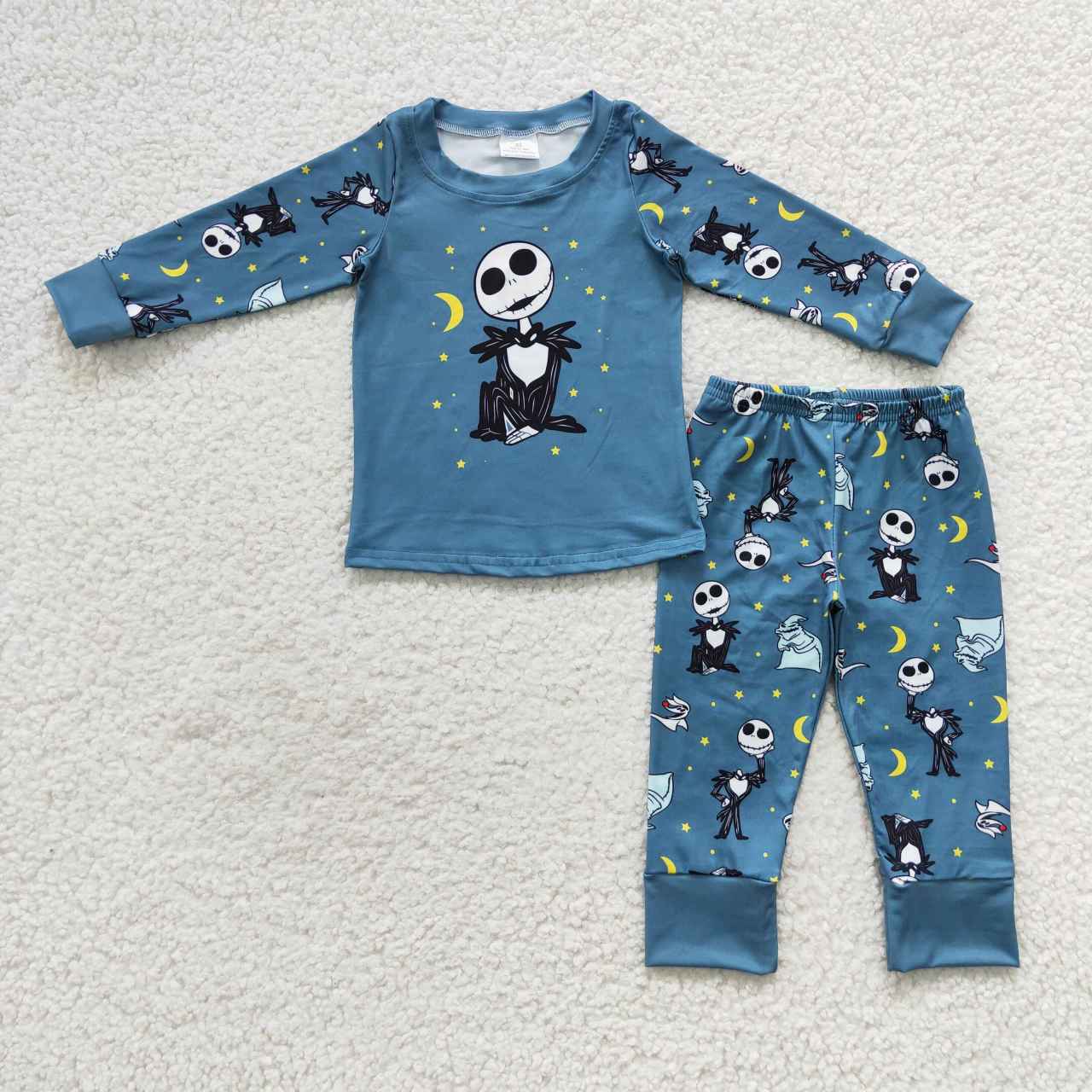 Skellington kids boys halloween pajama
