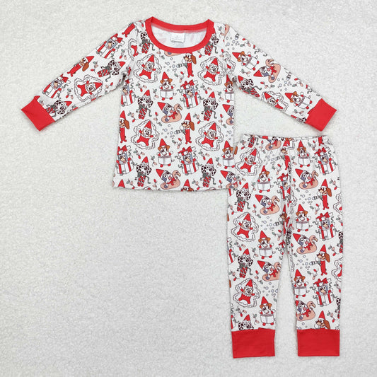 baby girl blu*y Christmas pajama set