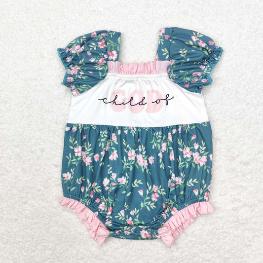 child of god floral printed bubble