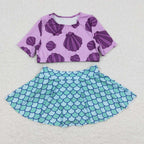 girl mermaid two piece swimsuit