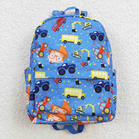 Blippi print child bag backpack