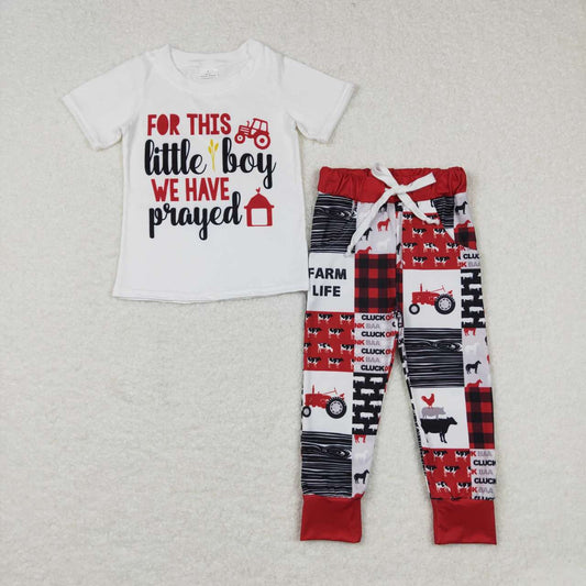 farm life boy jogger set