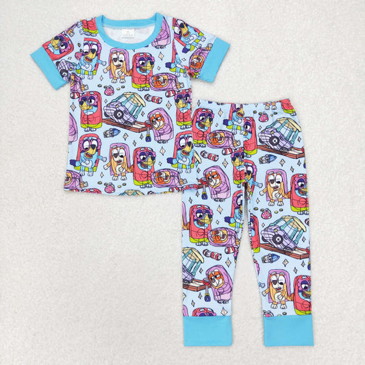 boy blu*y pajama set blue