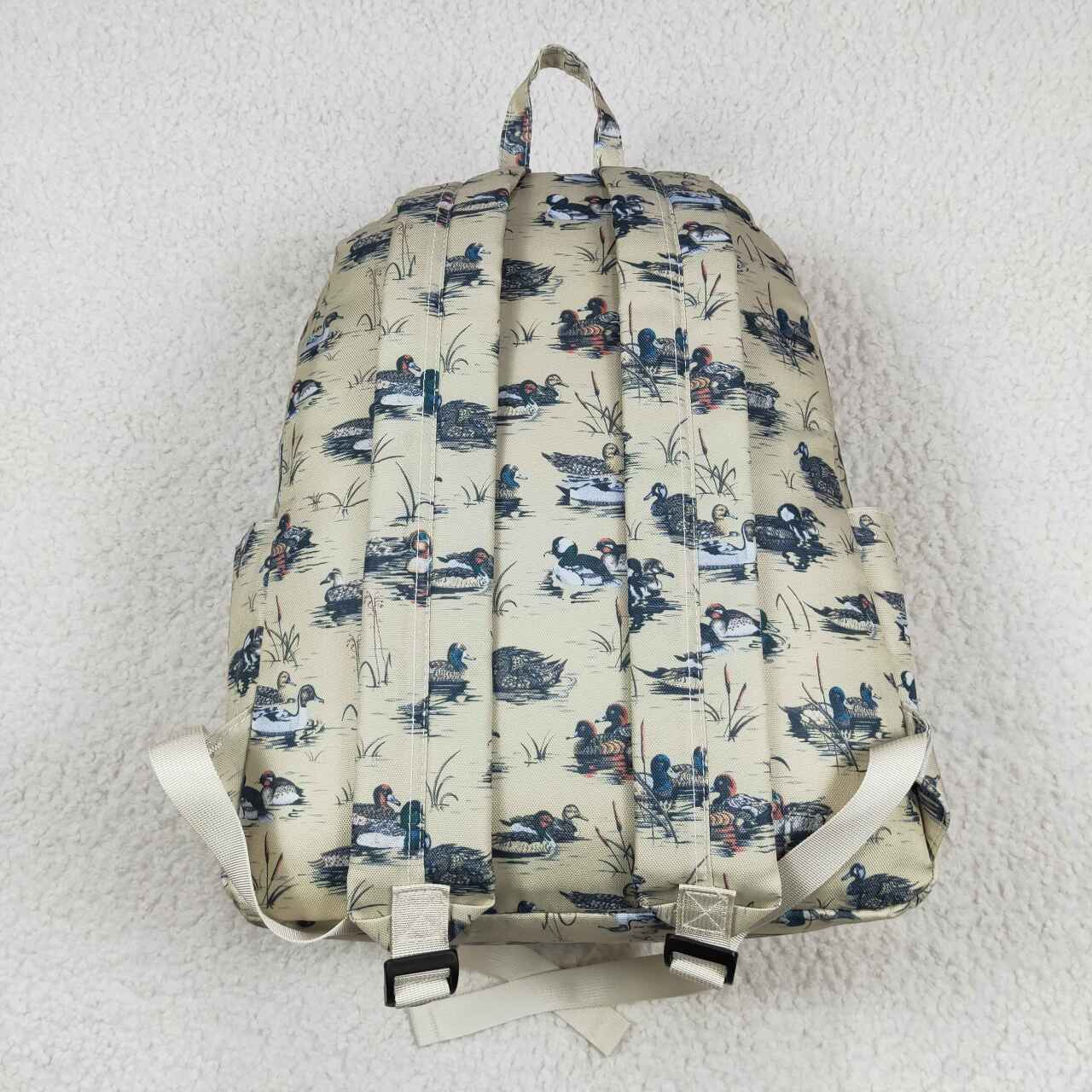 duck print bag children backpack