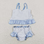 blu*y girl two piece swimsuit
