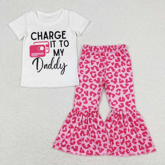 girls clothingcharge it to my daddy bells bottom outfit