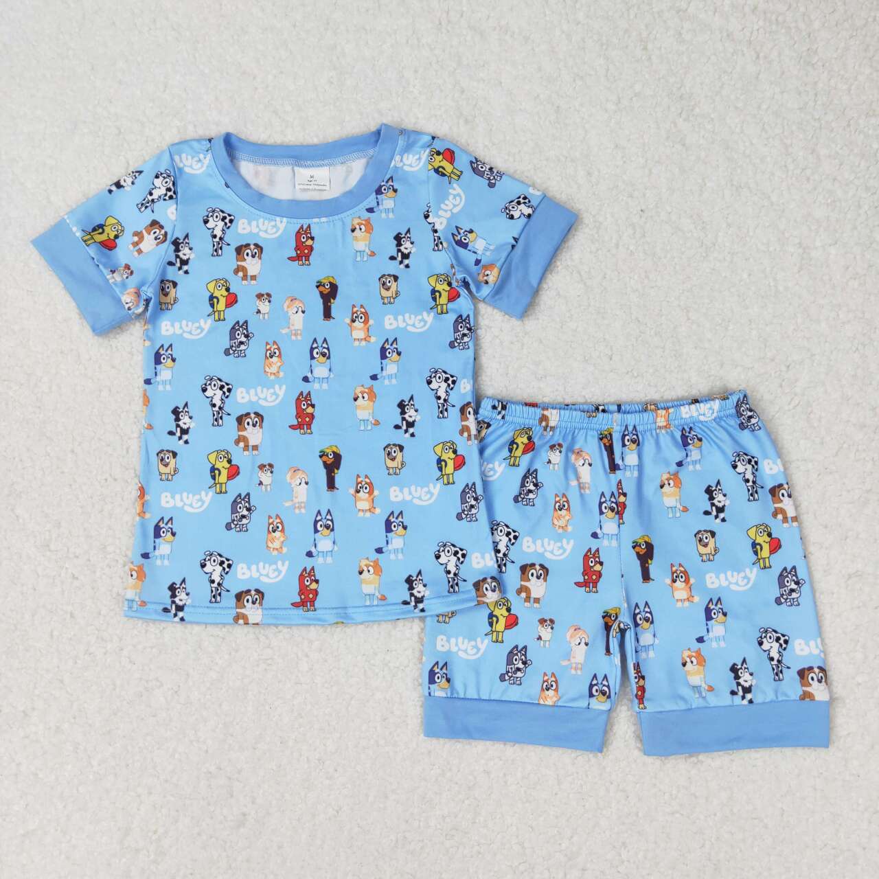 summer dog pajama set boys sleepwear