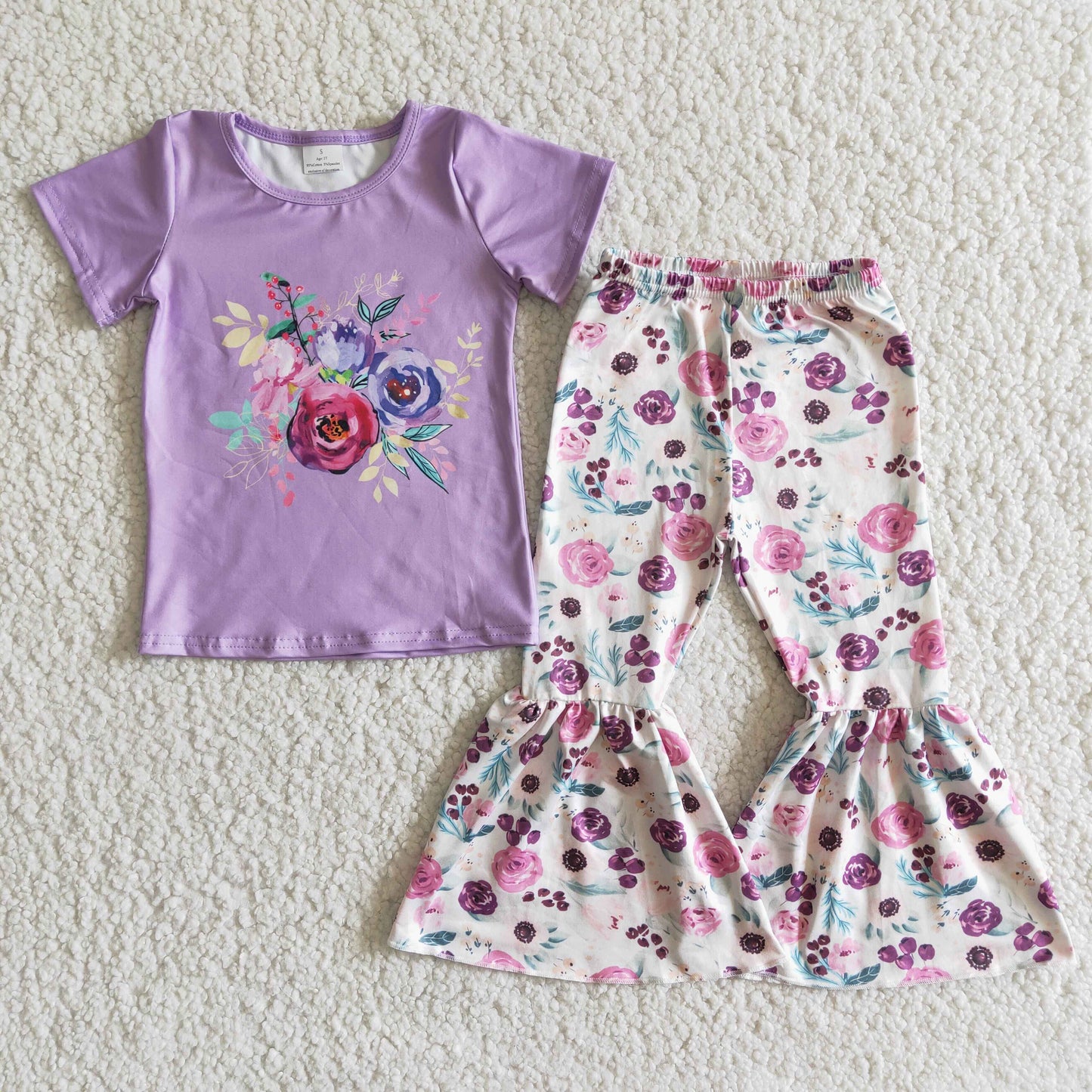lavender flower bells outfit