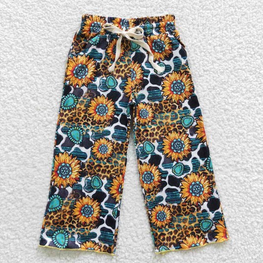 western sunflower girl straight pocket pants