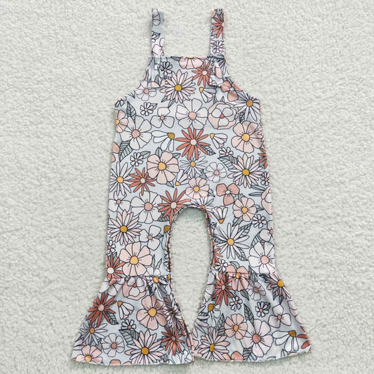 floral overall jumpsuit kids clothing girl 1pcs outfit