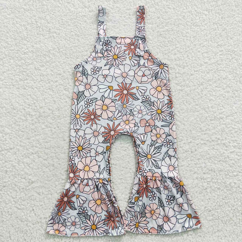 floral overall jumpsuit kids clothing girl 1pcs outfit