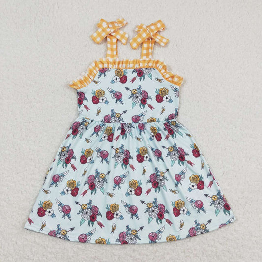 strap floral dress girl summer dresses